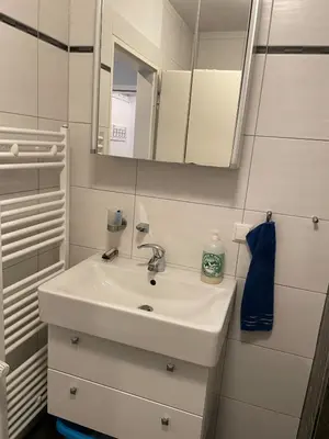 Ein Badezimmer in der Unterkunft Möbliertes Apartment Gelsenkirchen Nord - neben BP