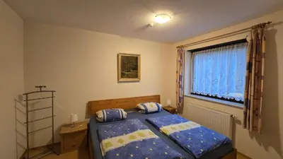 Ein Bett oder Betten in einem Zimmer der Unterkunft Fewo Fontanestrasse