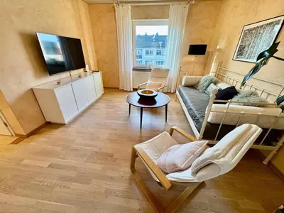 TV/Unterhaltungsangebot in der Unterkunft Top ausgestattet 3,5 Zimmerwohnung in GE-Hessler
