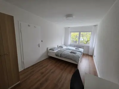 Ein Bett oder Betten in einem Zimmer der Unterkunft 3-Zimmer Wohnung - 3 OG