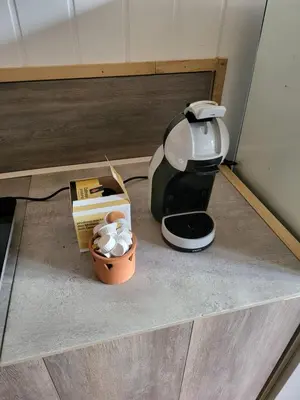 Kaffee-/Teezubehör in der Unterkunft Hotel Schlaun