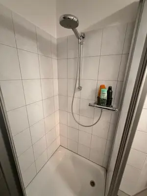 Ein Badezimmer in der Unterkunft Komfortable Ferienwohnung Auf dem Höchsten in Dortmund Süd