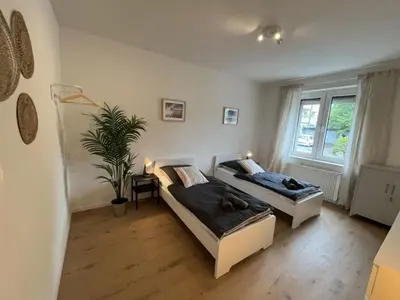 Ein Sitzbereich in der Unterkunft Socha Apartments- Monteurwohnung in Mettmann