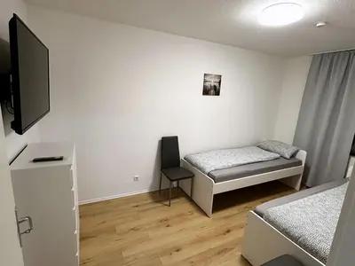 Ein Bett oder Betten in einem Zimmer der Unterkunft Apartment in Bergkamen