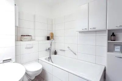 Ein Badezimmer in der Unterkunft SAP11- Fitter's apartment in Hilden