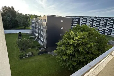 Das Gebäude in dem sich die Ferienwohnung befindet
