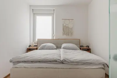 Ein Bett oder Betten in einem Zimmer der Unterkunft Traumlage Baldeneysee - Seeblick an der Kampmannbrücke