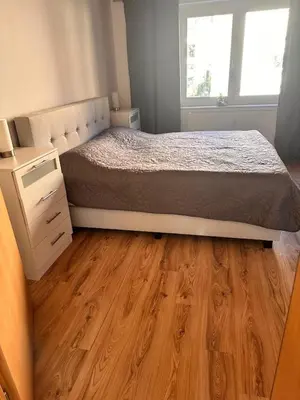 Ein Bett oder Betten in einem Zimmer der Unterkunft Apartment near the center