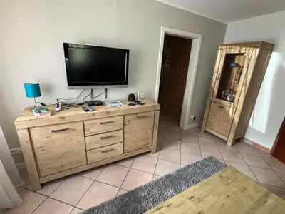 TV/Unterhaltungsangebot in der Unterkunft Am Stadtwald Bissingheim