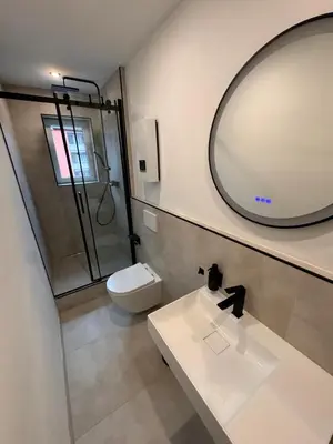 Ein Badezimmer in der Unterkunft Apartment Zentral Dortmund