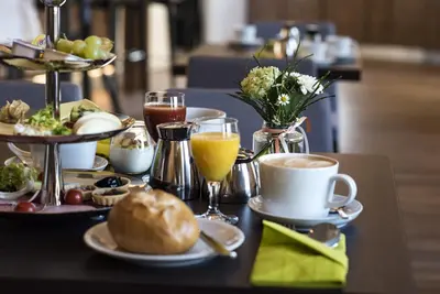 Essen im Hotel oder in der Nähe
