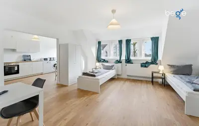 Küche/Küchenzeile in der Unterkunft BEGE APARTMENTS UrbanStay