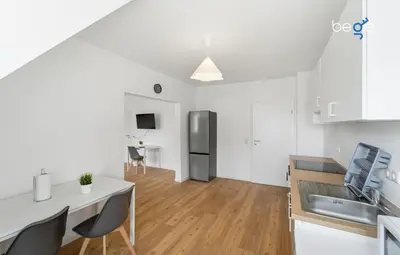 Ein Sitzbereich in der Unterkunft BEGE APARTMENTS UrbanStay