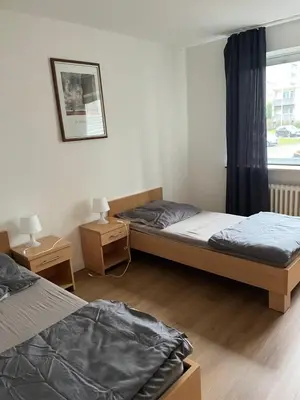 Ein Bett oder Betten in einem Zimmer der Unterkunft 5 Betten Unterkunft in Werne