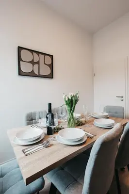 Grundriss der Unterkunft ATLAS Apartment 4 Oberhausen, 3 Zimmer, Nähe Bahnhof, Westfield Centro