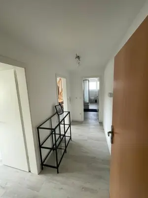 Ein Bett oder Betten in einem Zimmer der Unterkunft Modernes Apartment auf 2 Etagen, 2 Schlafzimmer