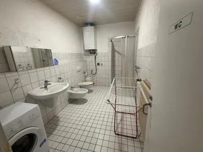 Ein Badezimmer in der Unterkunft Simba Apartment - zentral, ruhig