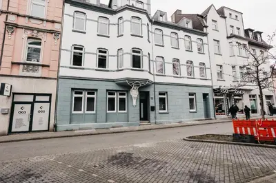 Das Gebäude in dem sich die Ferienwohnung befindet