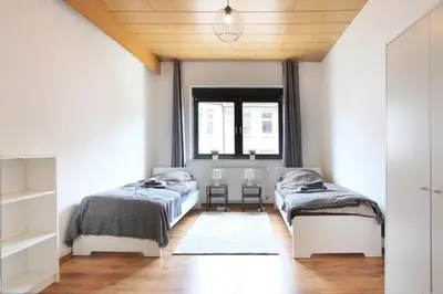 Ein Bett oder Betten in einem Zimmer der Unterkunft Feel good and rest well - Apartments for workers and tourists 1-4 person - WiFi - Smart TV - Garden