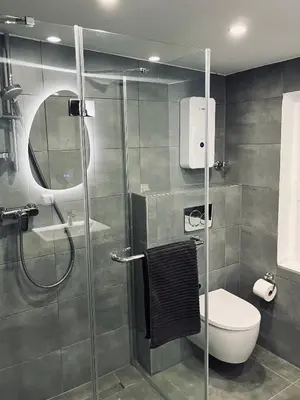 Ein Badezimmer in der Unterkunft Plus31