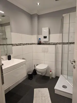 Ein Badezimmer in der Unterkunft Hotel & Landgasthaus Im kühlen Grund