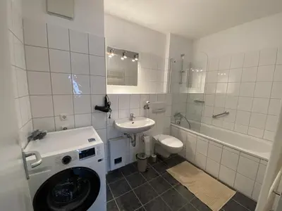 Ein Badezimmer in der Unterkunft SAP18 fitter's apartment in Erkrath
