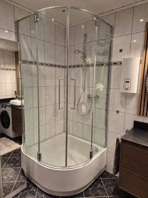 Ein Badezimmer in der Unterkunft Komfortable 3-Zimmer- Wohnung