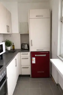 Küche/Küchenzeile in der Unterkunft 2 Zimmer Wohnung
