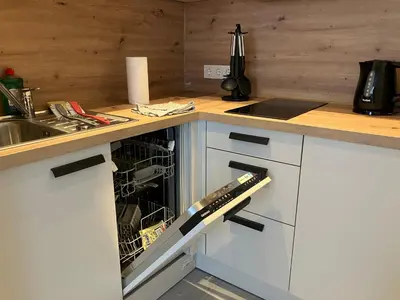 Küche/Küchenzeile in der Unterkunft Rue118