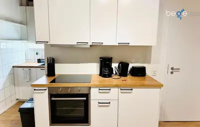Küche/Küchenzeile in der Unterkunft BEGE APARTMENTS InspireSpace