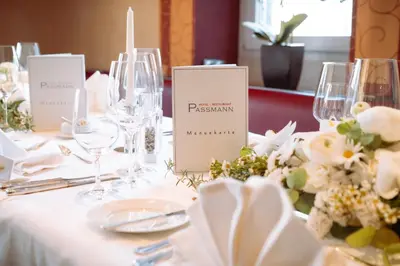 Getränke in der Unterkunft Hotel Restaurant Passmann
