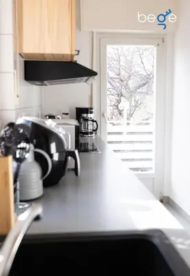 Küche/Küchenzeile in der Unterkunft BEGE APARTMENTS ComfortLoft
