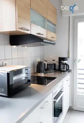 Küche/Küchenzeile in der Unterkunft BEGE APARTMENTS ComfortLoft