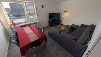 Ein Sitzbereich in der Unterkunft Conny City Balcony Apartment 75m2 6 Guests