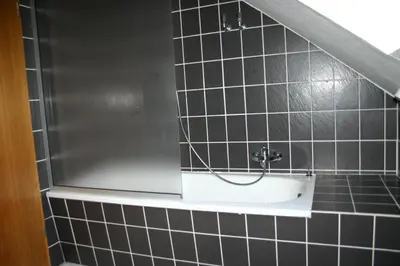 Ein Badezimmer in der Unterkunft Alter Bahnhof