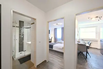 Ein Bett oder Betten in einem Zimmer der Unterkunft SANO - Hagen - Vorhalle