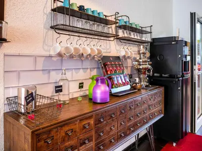 Lounge oder Bar in der Unterkunft SleepinRoomz Boutique Hotel Dortmund-West