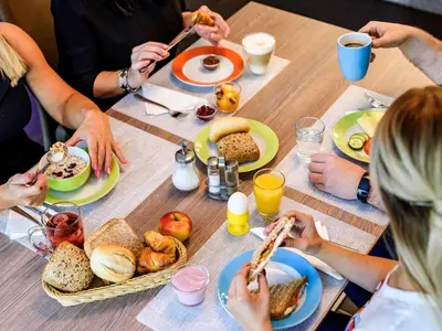 Essen im Hotel oder in der Nähe