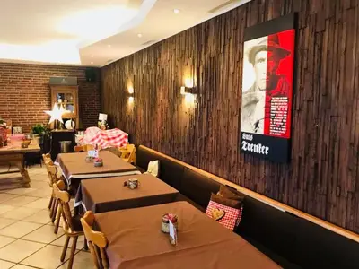 Ein Sitzbereich in der Unterkunft Das kleine Landhotel