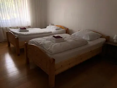 Ein Bett oder Betten in einem Zimmer der Unterkunft 4-Zimmer Apartment auf Resthof