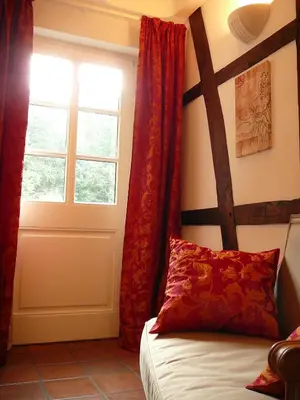 Ein Bett oder Betten in einem Zimmer der Unterkunft Gästehaus Wahnenmühle