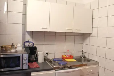Küche/Küchenzeile in der Unterkunft TM Apart Hotel Essen