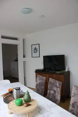 TV/Unterhaltungsangebot in der Unterkunft Ferienwohnung Hardtblick