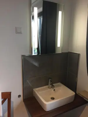 Ein Badezimmer in der Unterkunft Hotel Restaurant Kroatia