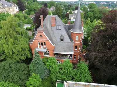 Das Gebäude in dem sich die Ferienwohnung befindet