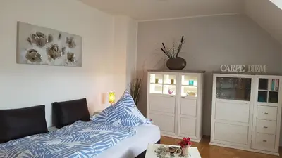 Ein Bett oder Betten in einem Zimmer der Unterkunft Ferien-& Monteurwohnung Koenen2 nah am Westfield Centro