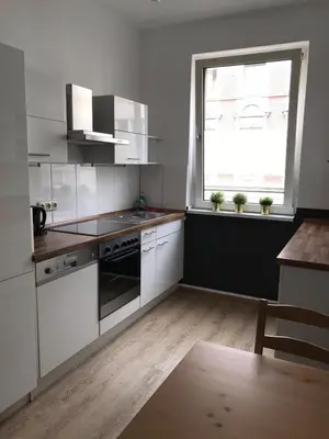 Küche/Küchenzeile in der Unterkunft Apartments Sevenarstraße