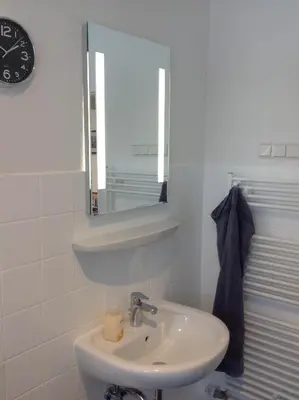 Ein Badezimmer in der Unterkunft FRANKES SLEEP INN, Sauna, 3 Wohnungen 1, 2, 4 Zimmer