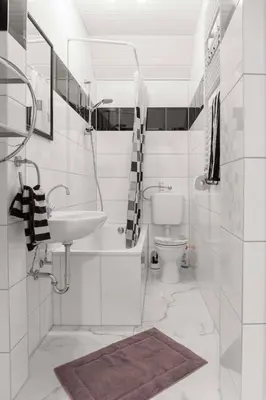 Ein Badezimmer in der Unterkunft Ferienwohnung