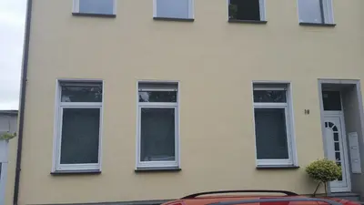 Das Gebäude in dem sich die Ferienwohnung befindet